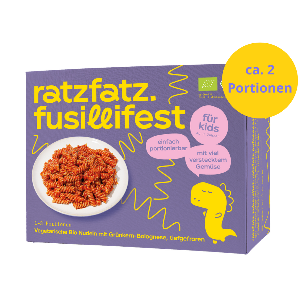 
                      
                        Fusillifest - Vegetarische Bio Nudeln mit Bolognese
                      
                    