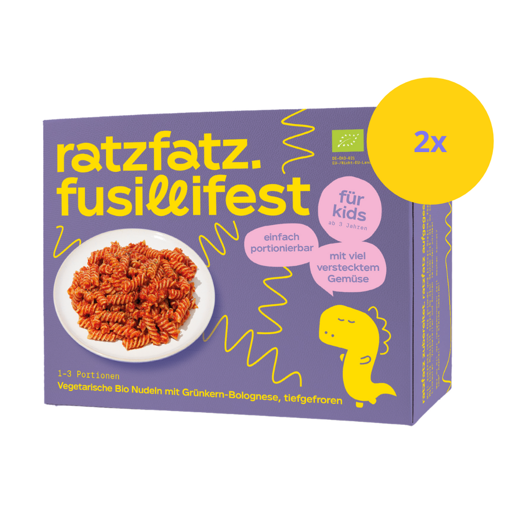 
                      
                        PROBIERPAKET S - ratzfatz Kinder-Fertiggerichte
                      
                    