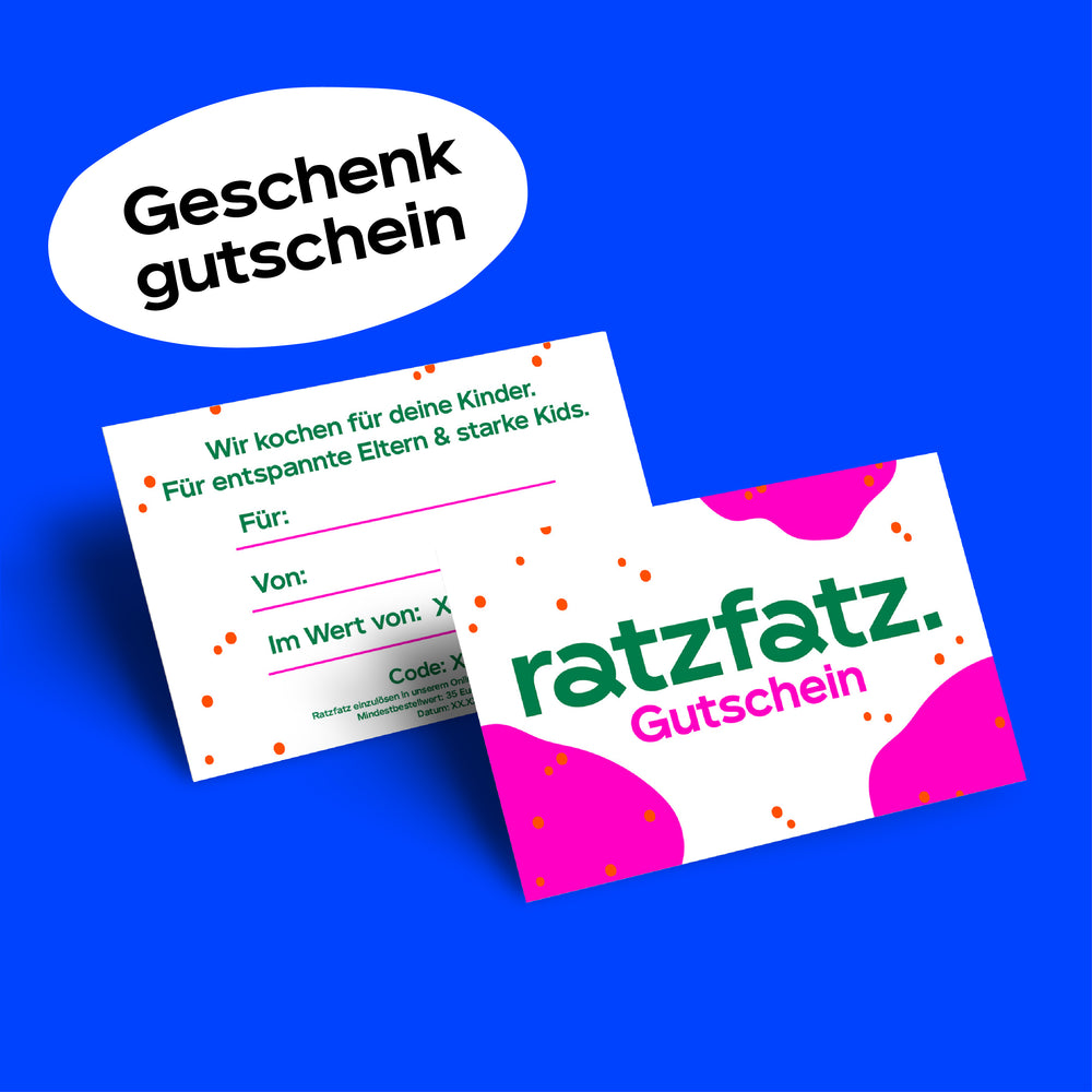 ratzfatz eine Freude machen - Geschenkgutschein